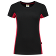 Tricorp T-shirt Bicolor Dames 102003 Black T-shirts BlackRed / 3XL,BlackRed / L,BlackRed / M,BlackRed / S,BlackRed / XL,BlackRed / XS,BlackRed / XXL