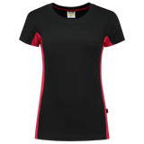 Tricorp T-shirt Bicolor Dames 102003 Black T-shirts BlackRed / 3XL,BlackRed / L,BlackRed / M,BlackRed / S,BlackRed / XL,BlackRed / XS,BlackRed / XXL