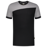 Tricorp T-shirt Bicolor Naden 202006 Black T-shirts BlackGrey / 3XL,BlackGrey / L,BlackGrey / M,BlackGrey / S,BlackGrey / XL,BlackGrey / XS,BlackGrey / XXL