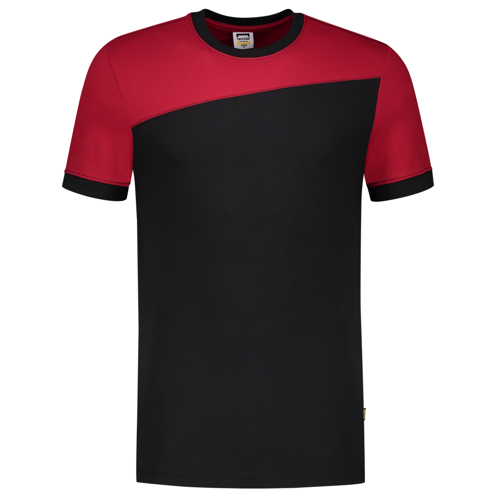 Tricorp T-shirt Bicolor Naden 202006 Black T-shirts BlackRed / 3XL,BlackRed / L,BlackRed / M,BlackRed / S,BlackRed / XL,BlackRed / XS,BlackRed / XXL