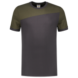 Tricorp T-shirt Bicolor Naden 202006 Dark Slate Gray T-shirts DarkgreyArmy / 3XL,DarkgreyArmy / L,DarkgreyArmy / M,DarkgreyArmy / S,DarkgreyArmy / XL,DarkgreyArmy / XS,DarkgreyArmy / XXL