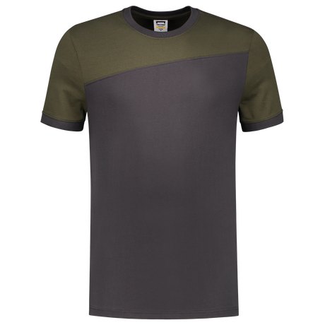 Tricorp T-shirt Bicolor Naden 202006 Dark Slate Gray T-shirts DarkgreyArmy / 3XL,DarkgreyArmy / L,DarkgreyArmy / M,DarkgreyArmy / S,DarkgreyArmy / XL,DarkgreyArmy / XS,DarkgreyArmy / XXL