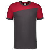 Tricorp T-shirt Bicolor Naden 202006 Dark Slate Gray T-shirts DarkgreyRed / 3XL,DarkgreyRed / L,DarkgreyRed / M,DarkgreyRed / S,DarkgreyRed / XL,DarkgreyRed / XS,DarkgreyRed / XXL