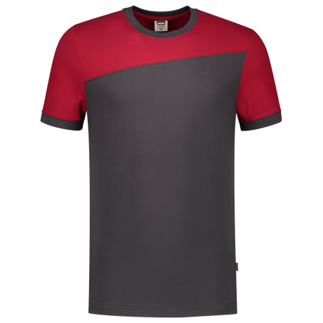 Tricorp T-shirt Bicolor Naden 202006 Dark Slate Gray T-shirts DarkgreyRed / 3XL,DarkgreyRed / L,DarkgreyRed / M,DarkgreyRed / S,DarkgreyRed / XL,DarkgreyRed / XS,DarkgreyRed / XXL