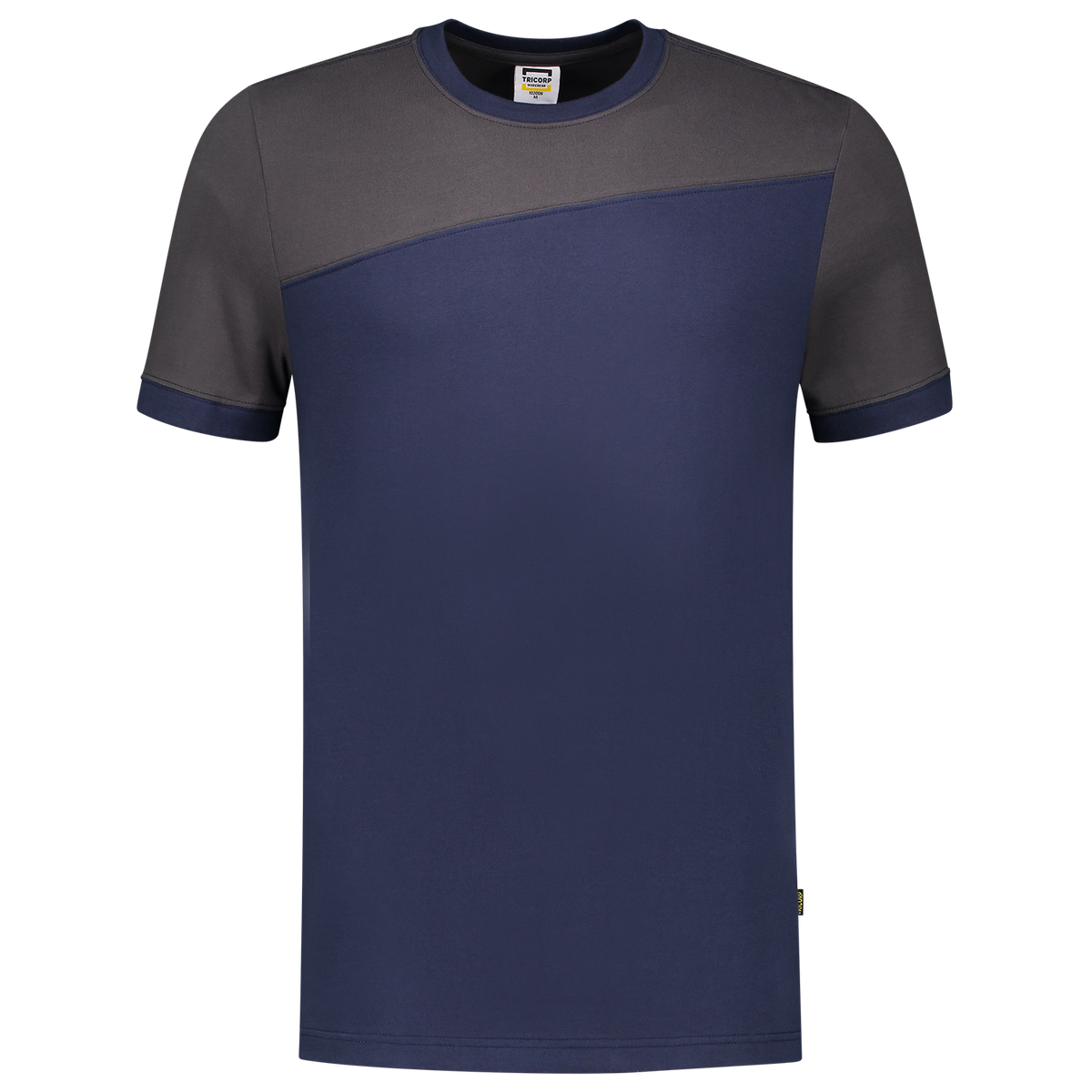 Tricorp T-shirt Bicolor Naden 202006 Dark Slate Gray T-shirts InkDarkgrey / 3XL,InkDarkgrey / L,InkDarkgrey / M,InkDarkgrey / S,InkDarkgrey / XL,InkDarkgrey / XS,InkDarkgrey / XXL