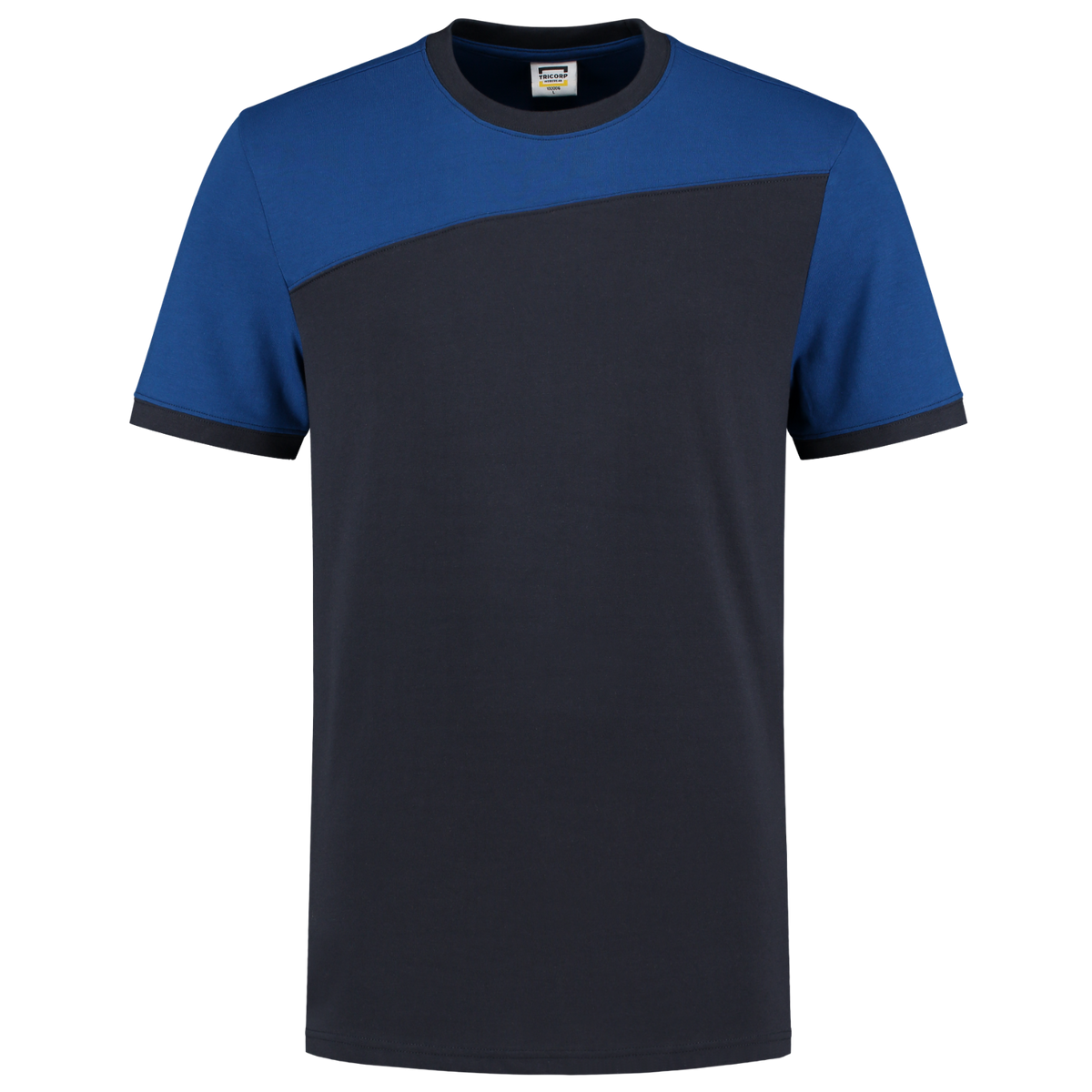 Tricorp T-shirt Bicolor Naden 202006 Dark Slate Gray T-shirts NavyRoyalblue / 3XL,NavyRoyalblue / L,NavyRoyalblue / M,NavyRoyalblue / S,NavyRoyalblue / XL,NavyRoyalblue / XS,NavyRoyalblue / XXL