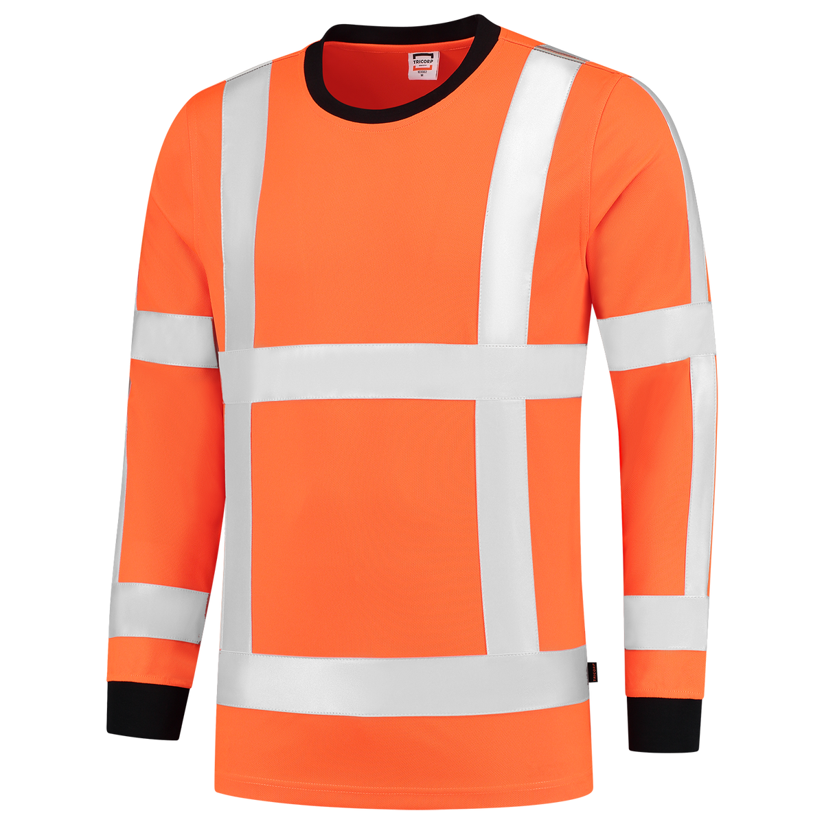 Tricorp T-shirt RWS Birdseye Lange Mouw 103002 Tomato T-shirts Fluororange / 3XL,Fluororange / 4XL,Fluororange / XS,Fluororange / S,Fluororange / M,Fluororange / L,Fluororange / XL,Fluororange / 2XL