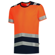 Tricorp T-shirt High Vis Bicolor 103006 Chocolate T-shirts FluororangeInk / XS,FluororangeInk / S,FluororangeInk / M,FluororangeInk / L,FluororangeInk / XL,FluororangeInk / 2XL,FluororangeInk / 3XL,FluororangeInk / 4XL