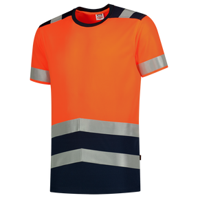Tricorp T-shirt High Vis Bicolor 103006 Chocolate T-shirts FluororangeInk / XS,FluororangeInk / S,FluororangeInk / M,FluororangeInk / L,FluororangeInk / XL,FluororangeInk / 2XL,FluororangeInk / 3XL,FluororangeInk / 4XL