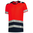 Tricorp T-shirt High Vis Bicolor 103006 Red T-shirts FluorredInk / XS,FluorredInk / S,FluorredInk / M,FluorredInk / L,FluorredInk / XL,FluorredInk / 2XL,FluorredInk / 3XL,FluorredInk / 4XL