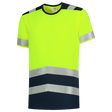 Tricorp T-shirt High Vis Bicolor 103006 Green Yellow T-shirts FluoryellowInk / XS,FluoryellowInk / S,FluoryellowInk / M,FluoryellowInk / L,FluoryellowInk / XL,FluoryellowInk / 2XL,FluoryellowInk / 3XL,FluoryellowInk / 4XL