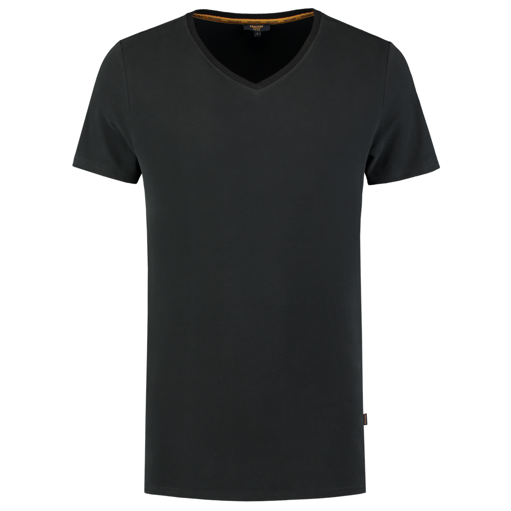 Tricorp T-shirt Premium V Hals Heren 104003 Dark Slate Gray T-shirts Black / XS,Black / S,Black / M,Black / L,Black / XL,Black / XXL,Black / 3XL,Black / 4XL,Black / 5XL