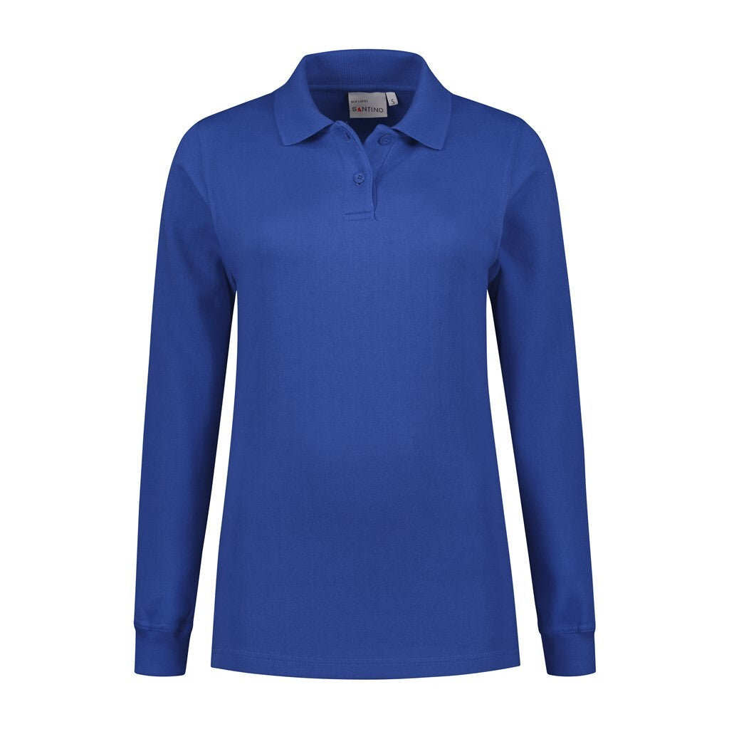 Santino Santino polosweater Polosweater Rick Ladies Dark Slate Blue Polosweater Royal Blue / XS, S, M, L, XL, XXL