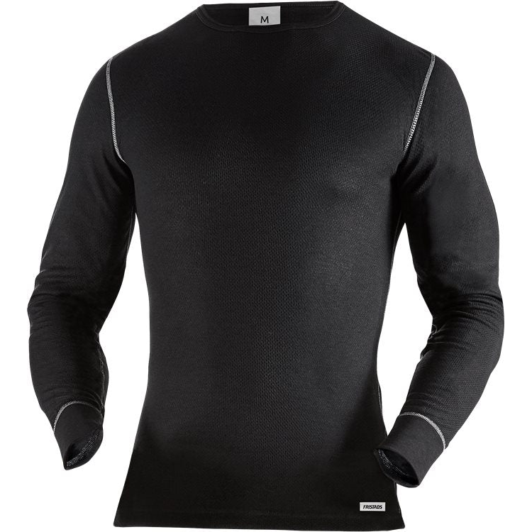 FRISTADS T-Shirt Lange Mouwen 787 Of Black Onderkleding Zwart / XS,Zwart / S,Zwart / M,Zwart / L,Zwart / XL,Zwart / 2XL,Zwart / 3XL