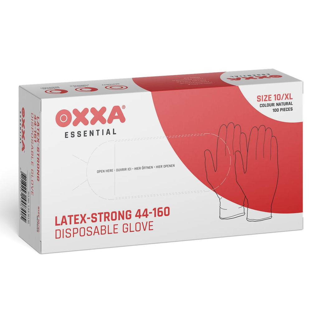 OXXA Essential OXXA® Latex-Strong 44-160 handschoen Light Gray Handschoen naturel / 6/XS,naturel / 7/S,naturel / 8/M,naturel / 9/L,naturel / 10/XL