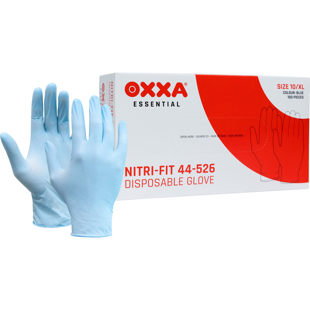 OXXA Essential OXXA® Nitri-Fit 44-526 handschoen Light Gray Handschoen blauw / 7/S,blauw / 8/M,blauw / 9/L,blauw / 10/XL