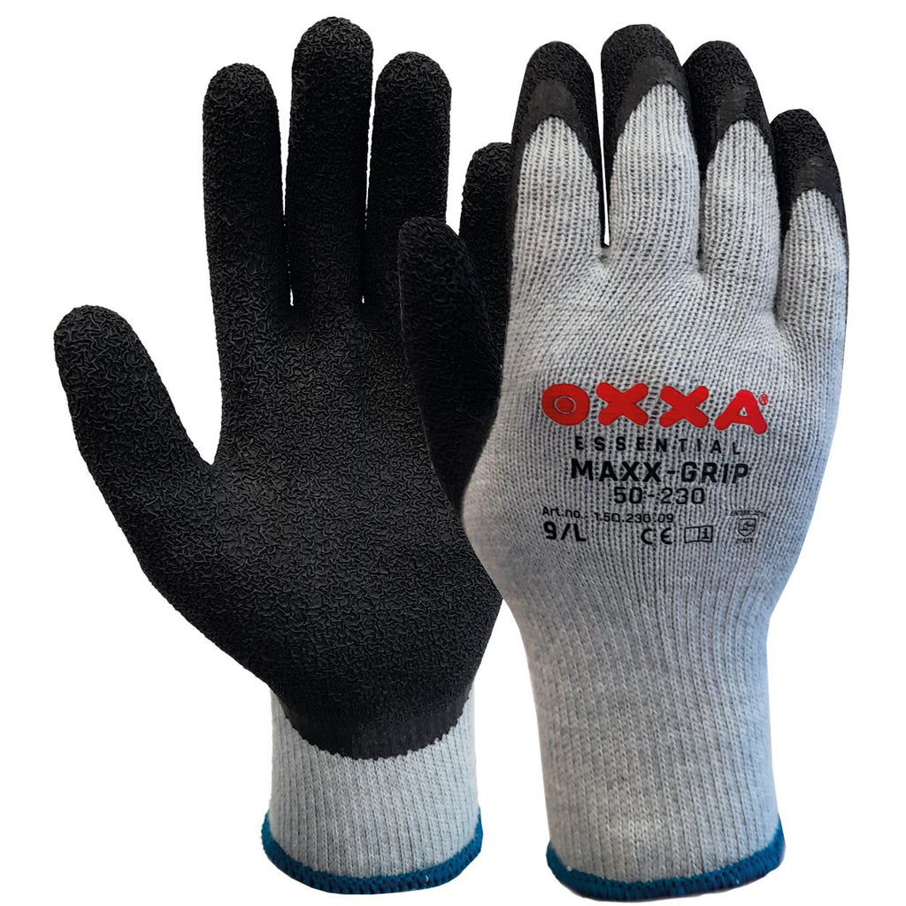 OXXA Essential OXXA® Maxx-Grip 50-230 handschoen Black Handschoen zwart/grijs / 8/M,zwart/grijs / 9/L,zwart/grijs / 10/XL,zwart/grijs / 11/XXL