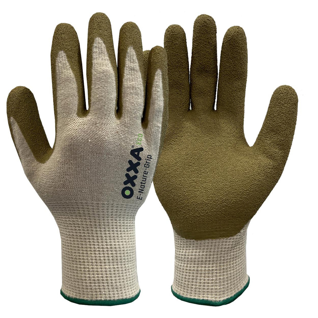 OXXA Premium ECO OXXA® E-Nature-Grip 52-000 handschoen Dim Gray Handschoen Olijfgroen/naturel / 7/S,Olijfgroen/naturel / 8/M,Olijfgroen/naturel / 9/L,Olijfgroen/naturel / 10/XL,Olijfgroen/naturel / 11/XXL