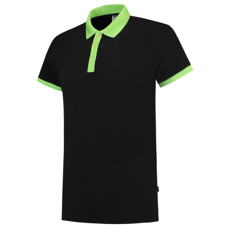 Tricorp Poloshirt Bicolor Fitted 201002 Black BlackGrey / XS,BlackGrey / S,BlackGrey / M,BlackGrey / L,BlackGrey / XL,BlackGrey / 2XL,BlackGrey / 3XL,BlackLime / XS,BlackLime / S,BlackLime / M,BlackLime / L,BlackLime / XL,BlackLime / 2XL,BlackLime / 3XL,BlackOrange / XS,BlackOrange / S,BlackOrange / M,BlackOrange / L,BlackOrange / XL,BlackOrange / 2XL,BlackOrange / 3XL,BlackTurquoise / XS,BlackTurquoise / S,BlackTurquoise / M,BlackTurquoise / L,BlackTurquoise / XL,BlackTurquoise / 2XL,BlackTurquoise / 3XL,N