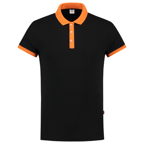 Tricorp Poloshirt Bicolor Fitted 201002 Black BlackOrange / 3XL,BlackOrange / S,BlackOrange / M,BlackOrange / L,BlackOrange / XL,BlackOrange / 2XL,BlackOrange / XS