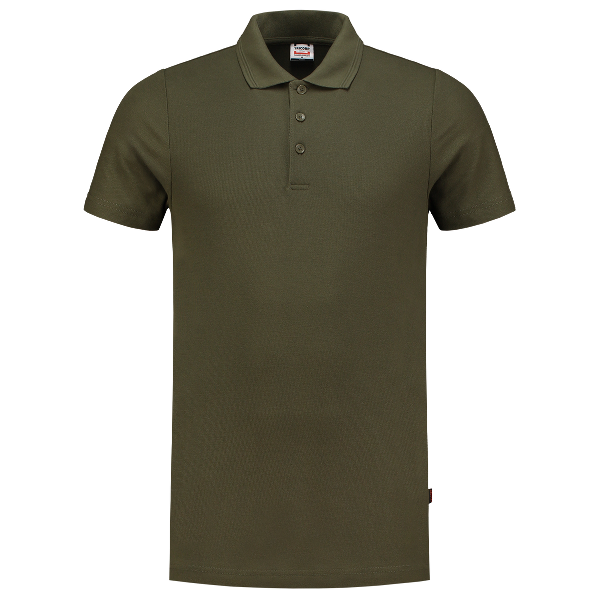 Tricorp Poloshirt Fitted 180 Gram 201005 Dark Olive Green Army / XS,Army / S,Army / M,Army / L,Army / XL,Army / XXL,Army / 3XL,Army / 4XL