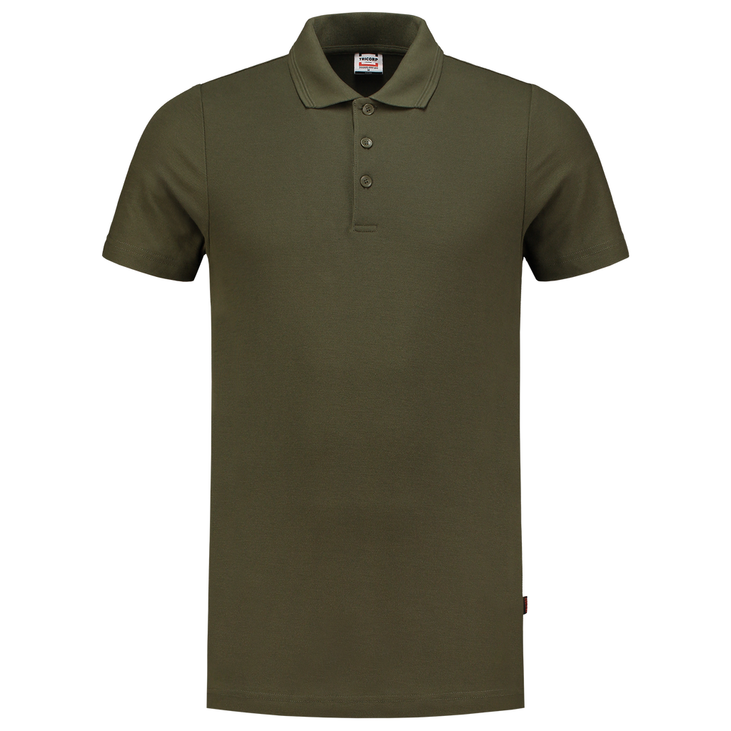 Tricorp Poloshirt Fitted 180 Gram 201005 Dark Olive Green Army / XS,Army / S,Army / M,Army / L,Army / XL,Army / XXL,Army / 3XL,Army / 4XL