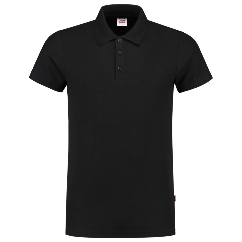 Tricorp Poloshirt Fitted 180 Gram 201005 Black Black / XS,Black / S,Black / M,Black / L,Black / XL,Black / XXL,Black / 3XL,Black / 4XL