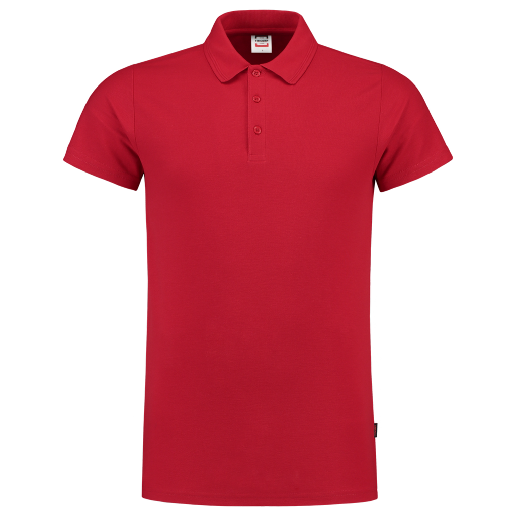 Tricorp Poloshirt Fitted 180 Gram 201005 Firebrick Red / XS,Red / S,Red / M,Red / L,Red / XL,Red / XXL,Red / 3XL,Red / 4XL