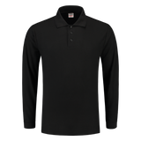 Tricorp Poloshirt 100% Katoen Lange Mouw 201008 Black Black / XXL,Black / S,Black / M,Black / L,Black / XL,Black / 3XL,Black / 4XL