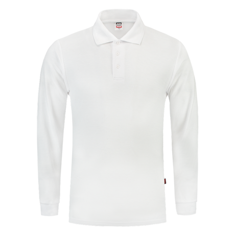 Tricorp Poloshirt Lange Mouw 201009 Lavender White / XS,White / S,White / M,White / L,White / XL,White / XXL,White / 3XL,White / 4XL