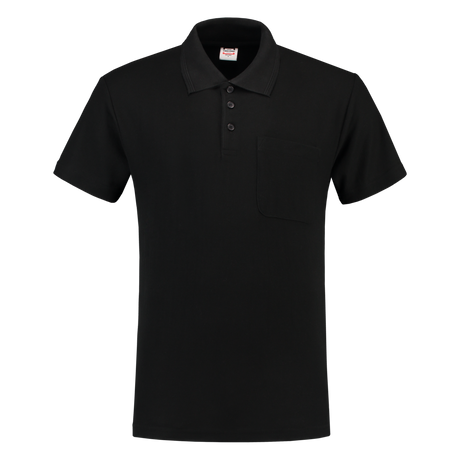 Tricorp Poloshirt Borstzak 201011 Black Black / XS,Black / S,Black / M,Black / L,Black / XL,Black / XXL,Black / 3XL,Black / 4XL