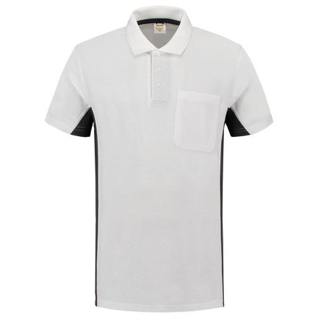 Tricorp Poloshirt Bicolor Borstzak 202002 Light Gray Poloshirts WhiteDarkgrey / 3XL,WhiteDarkgrey / L,WhiteDarkgrey / M,WhiteDarkgrey / S,WhiteDarkgrey / XL,WhiteDarkgrey / XS,WhiteDarkgrey / XXL