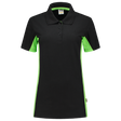 Tricorp Poloshirt Bicolor Dames 202003 Black Poloshirts BlackLime / 3XL,BlackLime / L,BlackLime / M,BlackLime / S,BlackLime / XL,BlackLime / XS,BlackLime / XXL