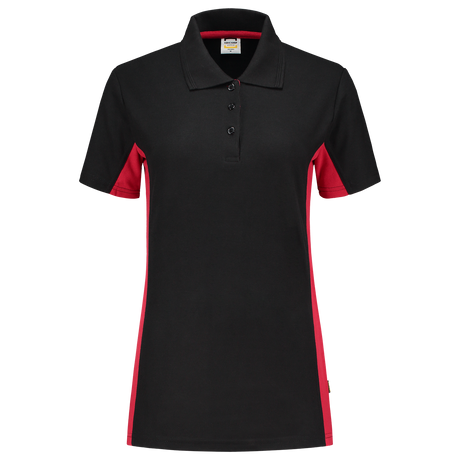 Tricorp Poloshirt Bicolor Dames 202003 Black Poloshirts BlackRed / 3XL,BlackRed / L,BlackRed / M,BlackRed / S,BlackRed / XL,BlackRed / XS,BlackRed / XXL