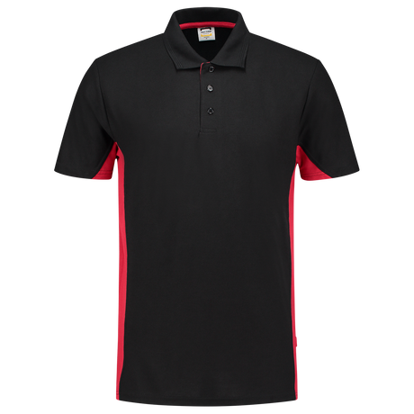 Tricorp Poloshirt Bicolor 202002 Black Poloshirts BlackRed / 3XL,BlackRed / L,BlackRed / M,BlackRed / S,BlackRed / XL,BlackRed / XS,BlackRed / XXL