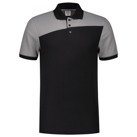 Tricorp Poloshirt Bicolor Naden 202006 Black Poloshirts BlackGrey / 3XL,BlackGrey / L,BlackGrey / M,BlackGrey / S,BlackGrey / XL,BlackGrey / XS,BlackGrey / XXL,BlackGrey / 4XL