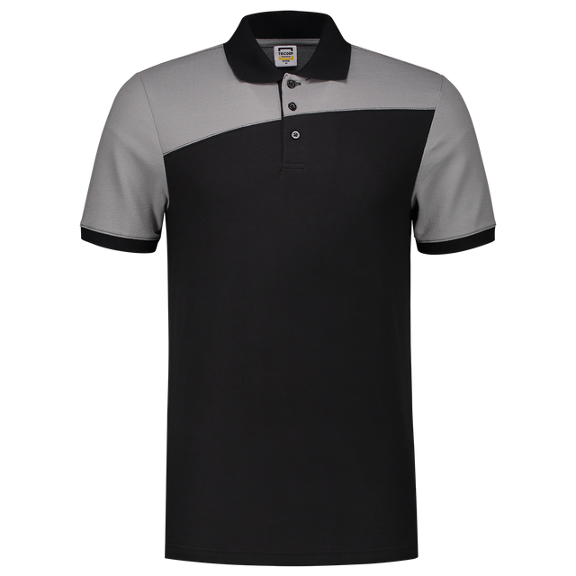 Tricorp Poloshirt Bicolor Naden 202006 Black Poloshirts BlackGrey / 3XL,BlackGrey / L,BlackGrey / M,BlackGrey / S,BlackGrey / XL,BlackGrey / XS,BlackGrey / XXL,BlackGrey / 4XL