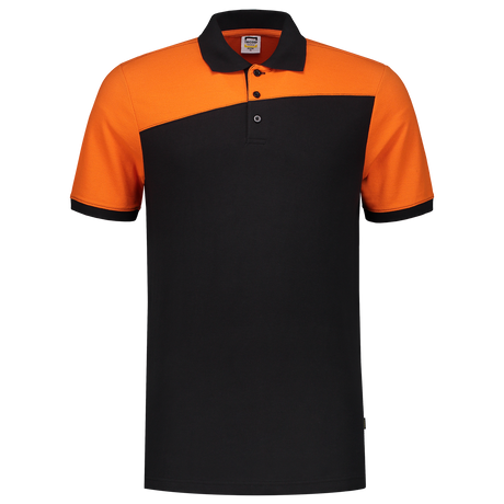 Tricorp Poloshirt Bicolor Naden 202006 Chocolate Poloshirts BlackOrange / 3XL,BlackOrange / L,BlackOrange / M,BlackOrange / S,BlackOrange / XL,BlackOrange / XS,BlackOrange / XXL,BlackOrange / 4XL