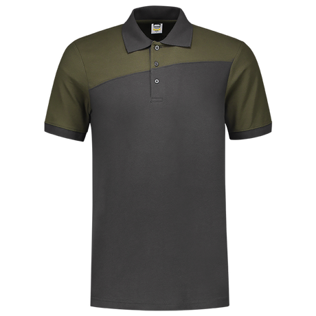 Tricorp Poloshirt Bicolor Naden 202006 Dark Slate Gray Poloshirts DarkgreyArmy / 3XL,DarkgreyArmy / L,DarkgreyArmy / M,DarkgreyArmy / S,DarkgreyArmy / XL,DarkgreyArmy / XS,DarkgreyArmy / XXL,DarkgreyArmy / 4XL