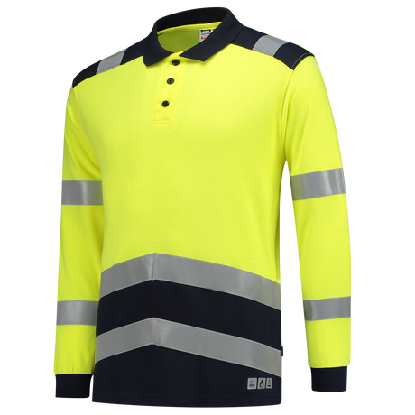 Tricorp Poloshirt Multinorm Bicolor 203003 Light Goldenrod Poloshirts FluoryellowInk / XS,FluoryellowInk / S,FluoryellowInk / M,FluoryellowInk / L,FluoryellowInk / XL,FluoryellowInk / XXL,FluoryellowInk / 3XL,FluoryellowInk / 4XL