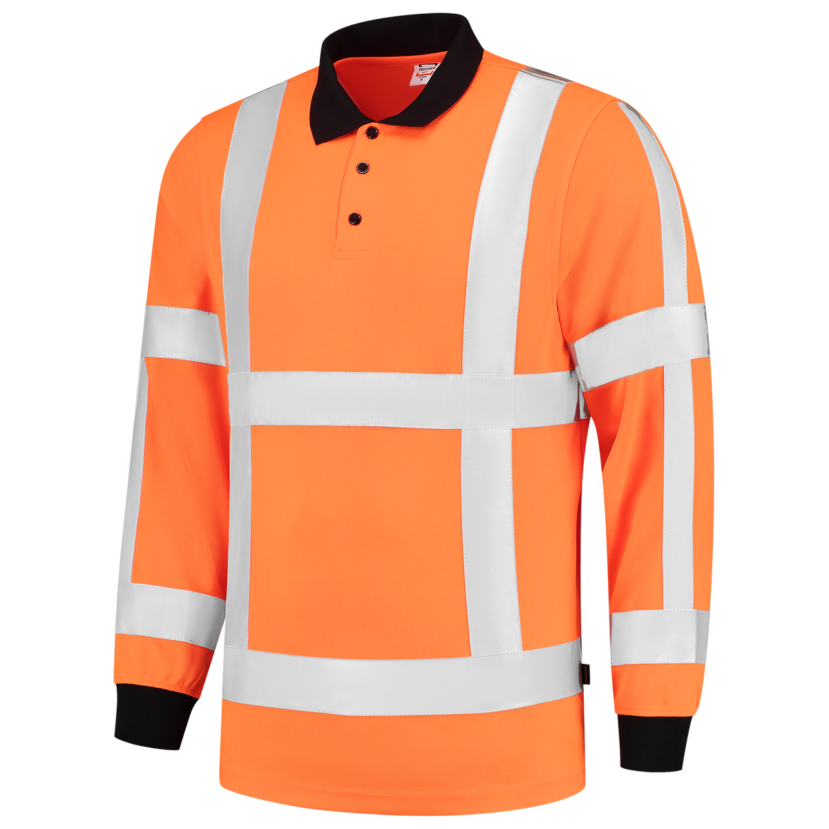 Tricorp Poloshirt RWS Birdseye Lange Mouw 203005 Coral Poloshirts Fluororange / XS,Fluororange / S,Fluororange / M,Fluororange / L,Fluororange / XL,Fluororange / XXL,Fluororange / 3XL,Fluororange / 4XL