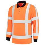 Tricorp Poloshirt RWS Birdseye Lange Mouw 203005 Coral Poloshirts Fluororange / XS,Fluororange / S,Fluororange / M,Fluororange / L,Fluororange / XL,Fluororange / XXL,Fluororange / 3XL,Fluororange / 4XL