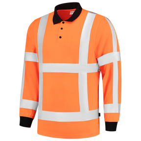 Tricorp Poloshirt RWS Birdseye Lange Mouw 203005 Coral Poloshirts Fluororange / XS,Fluororange / S,Fluororange / M,Fluororange / L,Fluororange / XL,Fluororange / XXL,Fluororange / 3XL,Fluororange / 4XL
