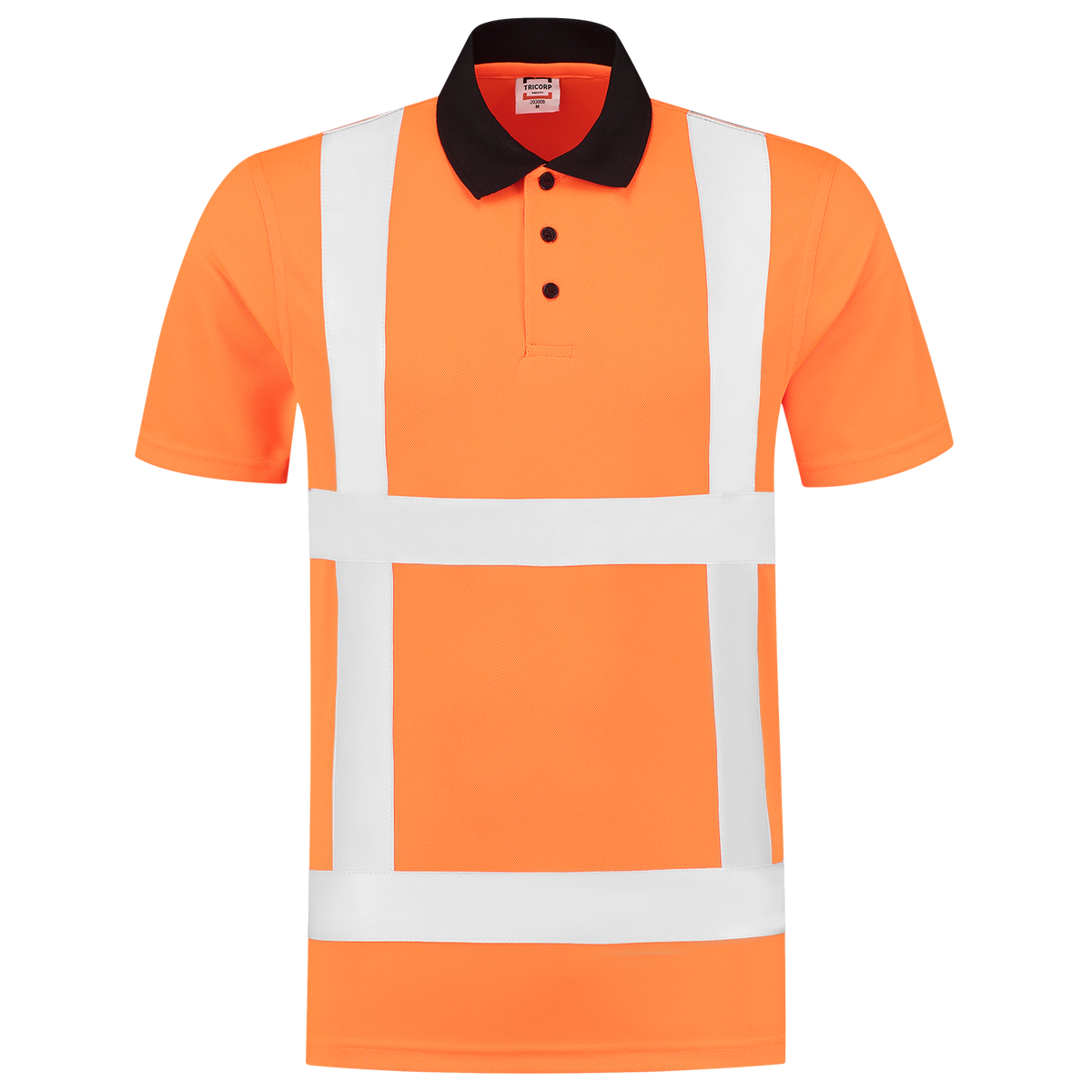 Tricorp Poloshirt RWS Birdseye 203006 Coral Poloshirts Fluororange / XS,Fluororange / S,Fluororange / M,Fluororange / L,Fluororange / XL,Fluororange / XXL,Fluororange / 3XL,Fluororange / 4XL