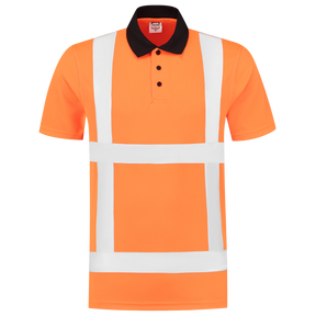 Tricorp Poloshirt RWS Birdseye 203006 Coral Poloshirts Fluororange / XS,Fluororange / S,Fluororange / M,Fluororange / L,Fluororange / XL,Fluororange / XXL,Fluororange / 3XL,Fluororange / 4XL