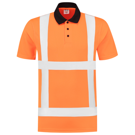 Tricorp Poloshirt RWS Birdseye 203006 Coral Poloshirts Fluororange / XS,Fluororange / S,Fluororange / M,Fluororange / L,Fluororange / XL,Fluororange / XXL,Fluororange / 3XL,Fluororange / 4XL