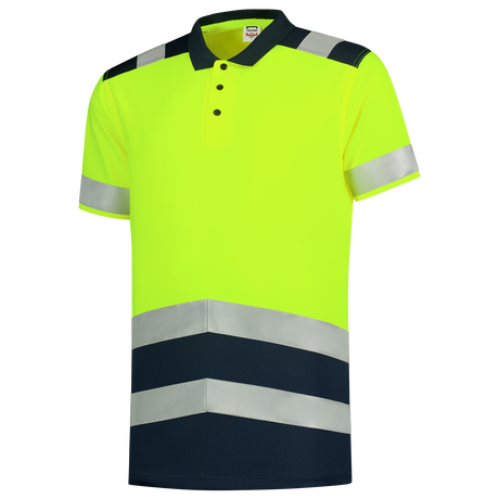 Tricorp Poloshirt High Vis Bicolor 203007 Green Yellow Poloshirts FluoryellowInk / XS,FluoryellowInk / S,FluoryellowInk / M,FluoryellowInk / L,FluoryellowInk / XL,FluoryellowInk / XXL,FluoryellowInk / 3XL,FluoryellowInk / 4XL