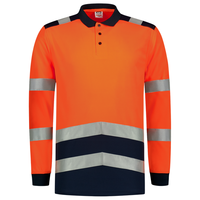 Tricorp Poloshirt High Vis Bicolor Lange Mouw 203008 Chocolate Poloshirts FluororangeInk / XS,FluororangeInk / S,FluororangeInk / M,FluororangeInk / L,FluororangeInk / XL,FluororangeInk / XXL,FluororangeInk / 3XL,FluororangeInk / 4XL,FluorredInk / XS,FluorredInk / S,FluorredInk / M,FluorredInk / L,FluorredInk / XL,FluorredInk / XXL,FluorredInk / 3XL,FluorredInk / 4XL,FluoryellowInk / XS,FluoryellowInk / S,FluoryellowInk / M,FluoryellowInk / L,FluoryellowInk / XL,FluoryellowInk / XXL,FluoryellowInk / 3XL,Flu