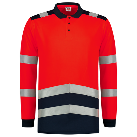 Tricorp Poloshirt High Vis Bicolor Lange Mouw 203008 Black Poloshirts FluororangeInk / XS,FluororangeInk / S,FluororangeInk / M,FluororangeInk / L,FluororangeInk / XL,FluororangeInk / XXL,FluororangeInk / 3XL,FluororangeInk / 4XL,FluorredInk / XS,FluorredInk / S,FluorredInk / M,FluorredInk / L,FluorredInk / XL,FluorredInk / XXL,FluorredInk / 3XL,FluorredInk / 4XL,FluoryellowInk / XS,FluoryellowInk / S,FluoryellowInk / M,FluoryellowInk / L,FluoryellowInk / XL,FluoryellowInk / XXL,FluoryellowInk / 3XL,Fluorye