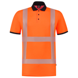 Tricorp Poloshirt RWS Revisible 203701 Tomato Poloshirts Fluororange / XS,Fluororange / S,Fluororange / M,Fluororange / L,Fluororange / XL,Fluororange / XXL,Fluororange / 3XL,Fluororange / 4XL